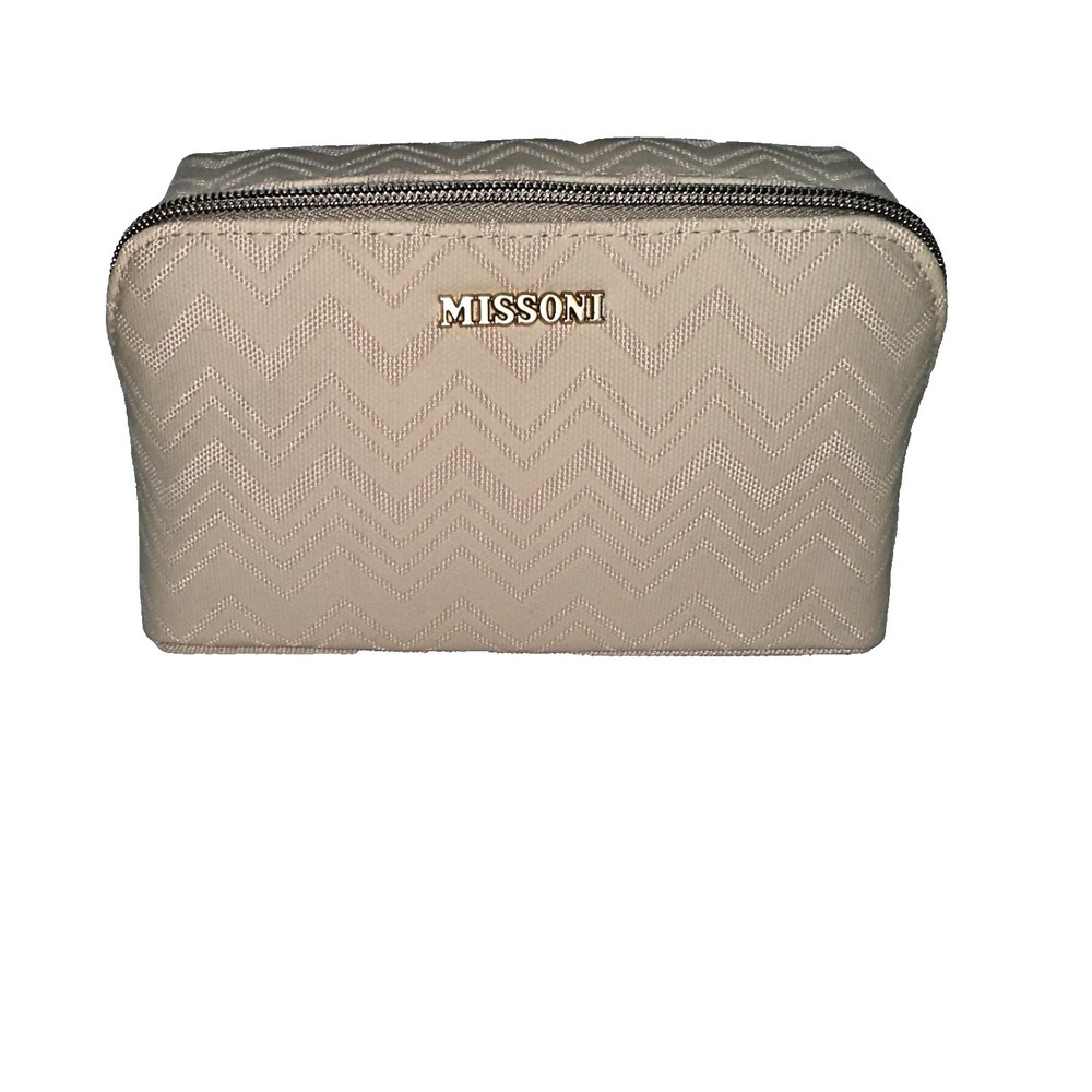 Missoni x Delta One Amenity Travel Kit White/Cream ZIG ZAG Bag‎ Only!